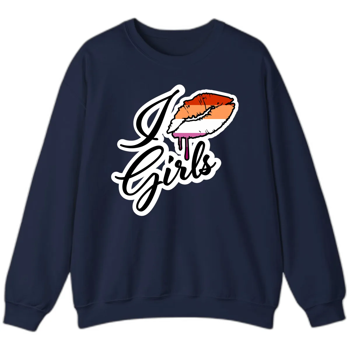 Girls Trip Lobster Roll Sweatshirt in Navy