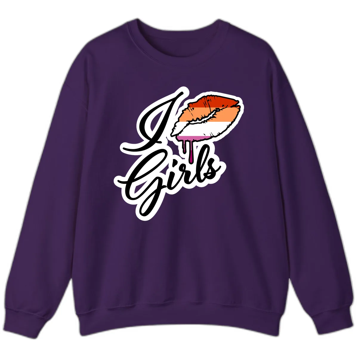 Girls Trip Lobster Roll Sweatshirt in Purple