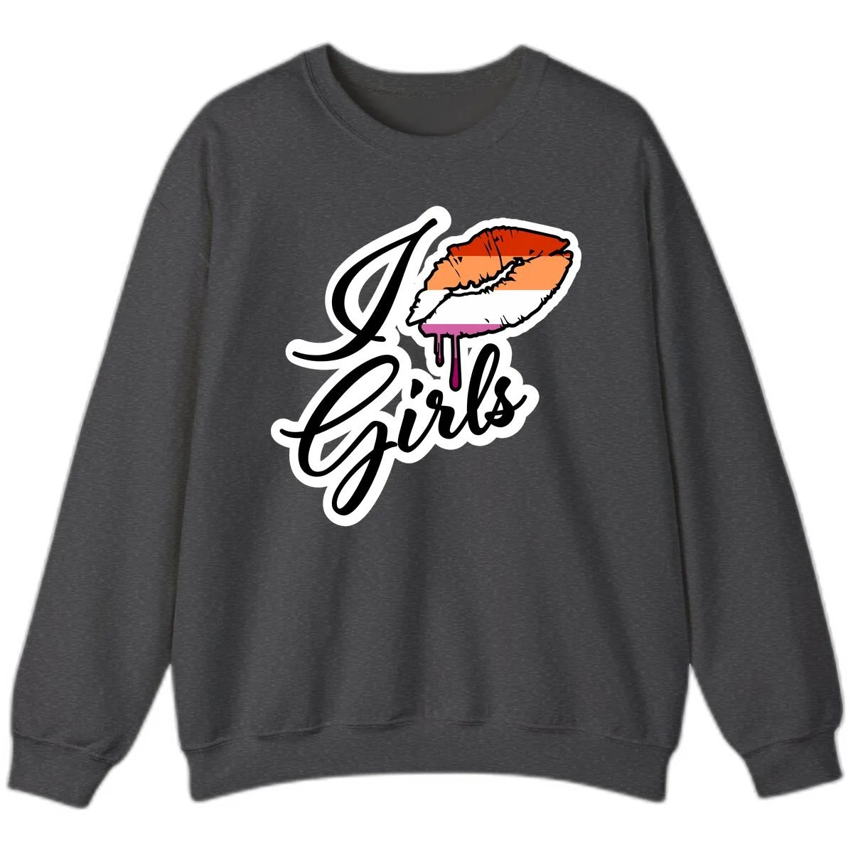 Girls Trip Lobster Roll Sweatshirt in Dark Heather