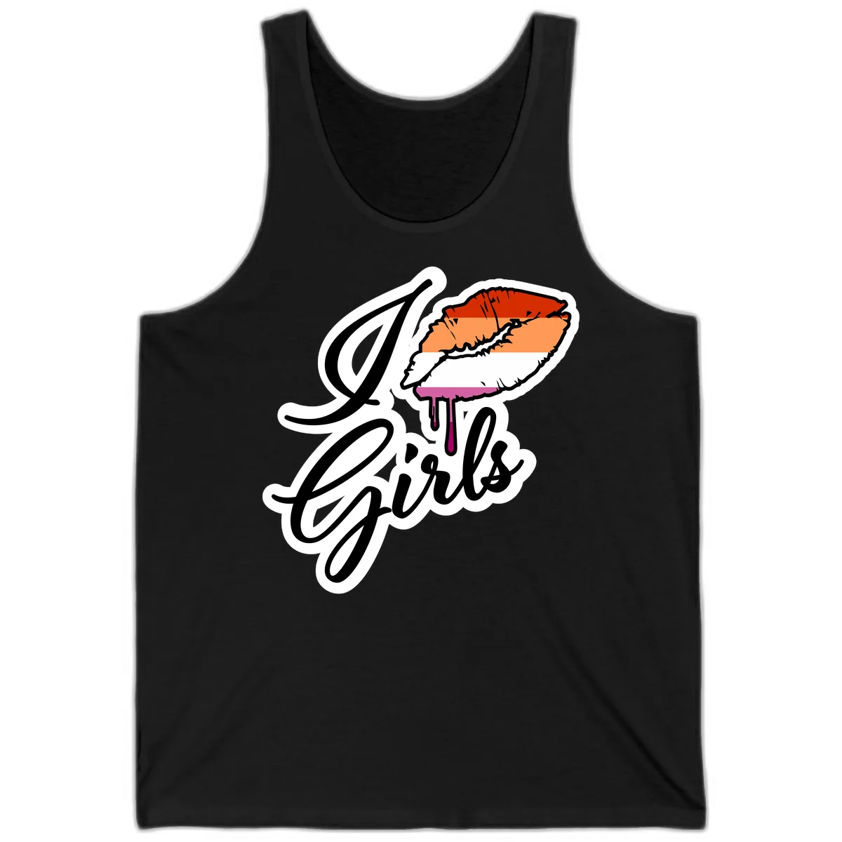 Girls Trip Lobster Roll Tank in Black