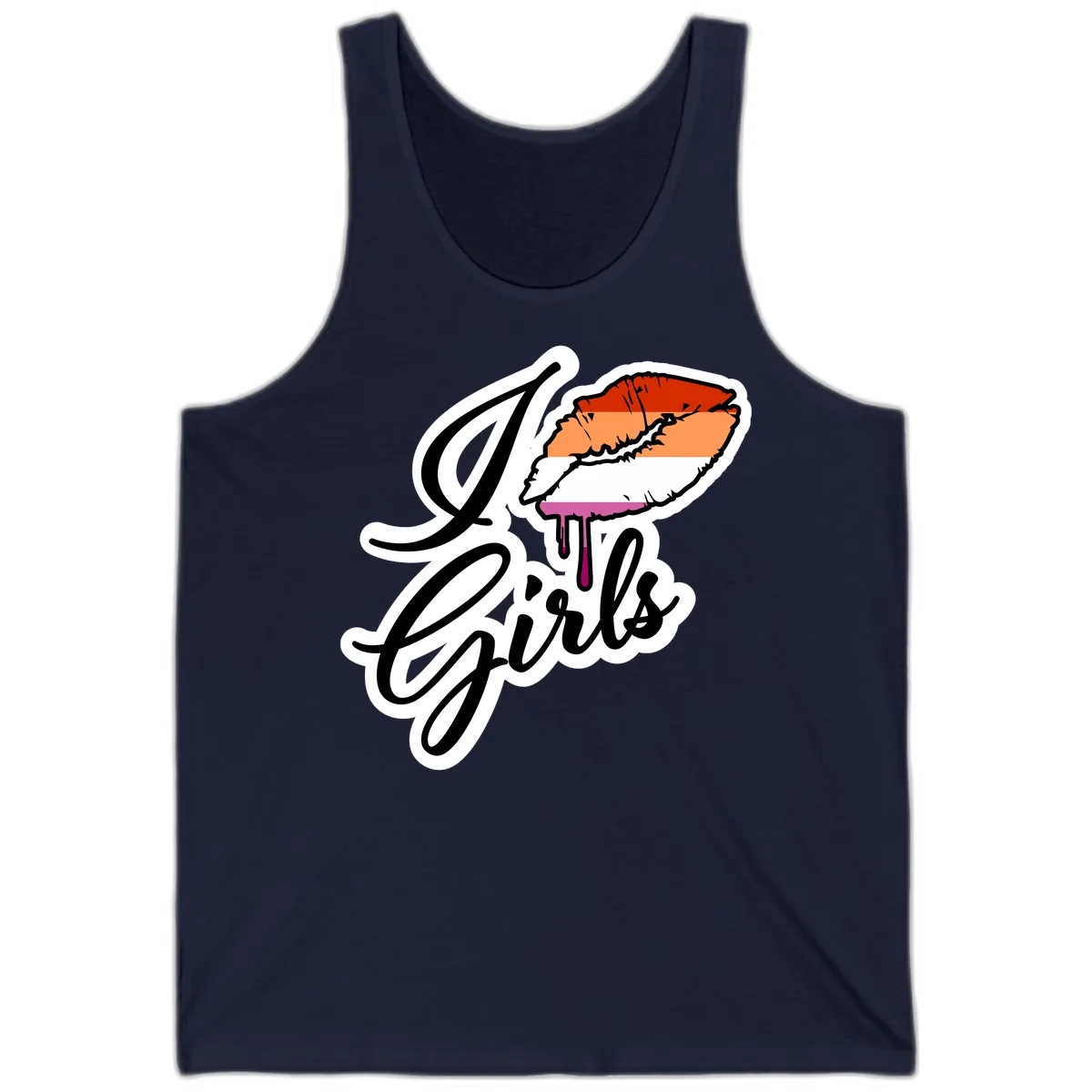 Girls Trip Lobster Roll Tank in Navy