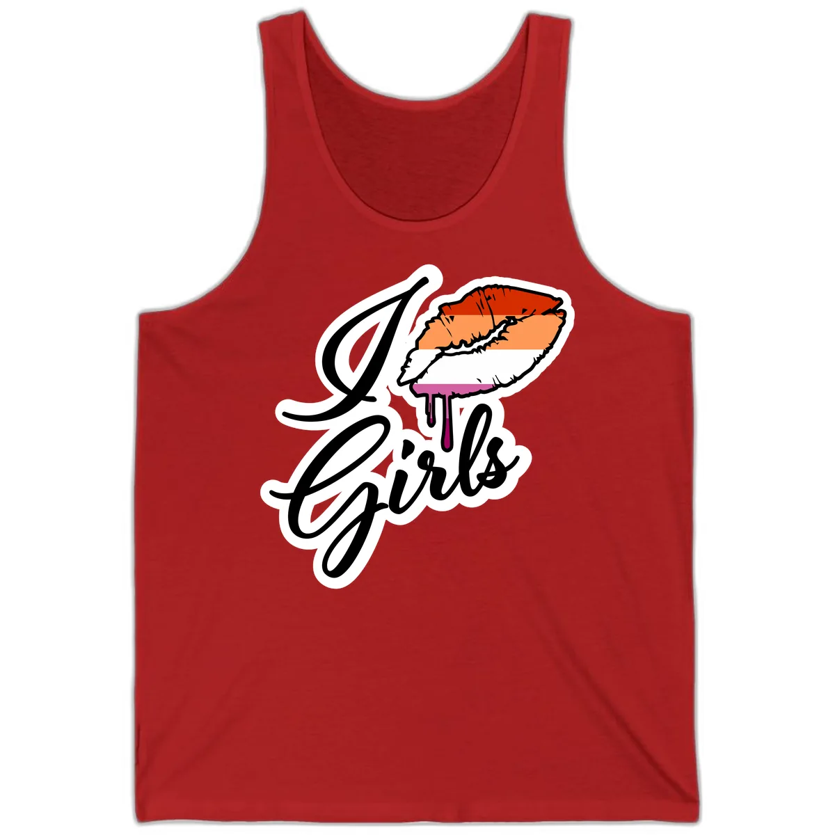 Girls Trip Lobster Roll Tank in Red
