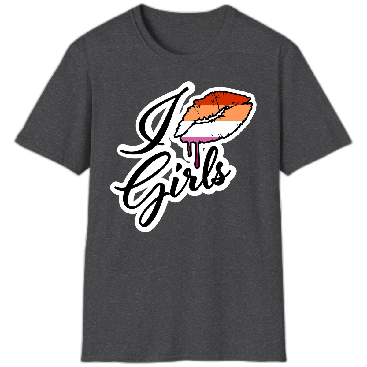 Girls Trip Lobster Roll T-Shirt in Dark Heather