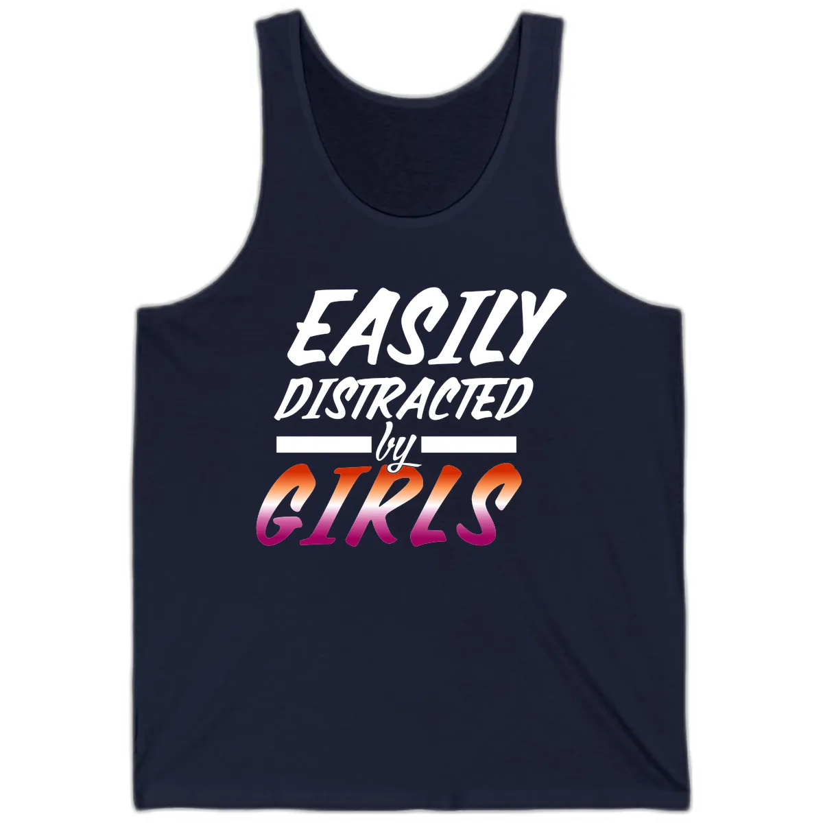 Easily Distracted by Giks Tank in Navy