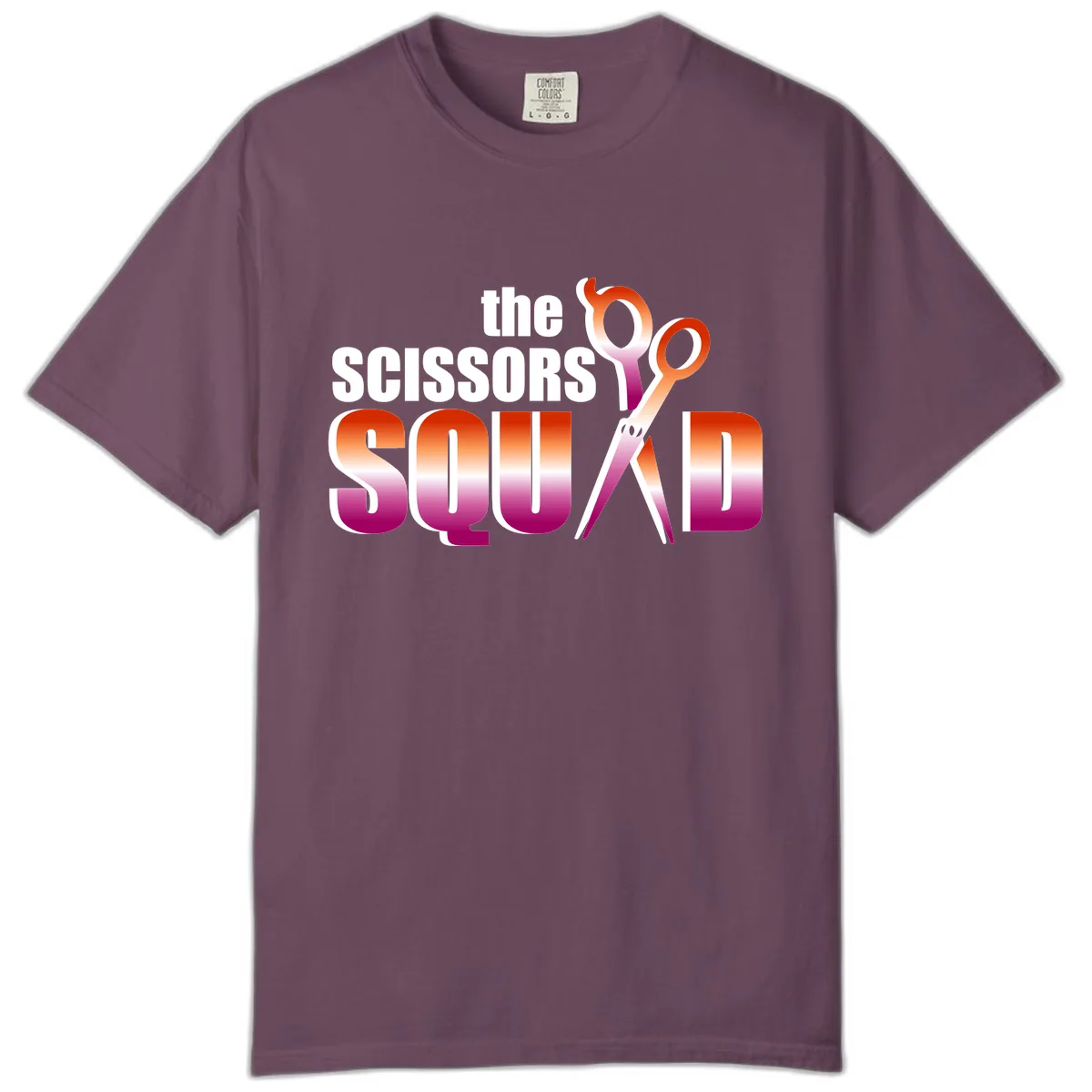 The Scissors Squad Comfort Color in Berry