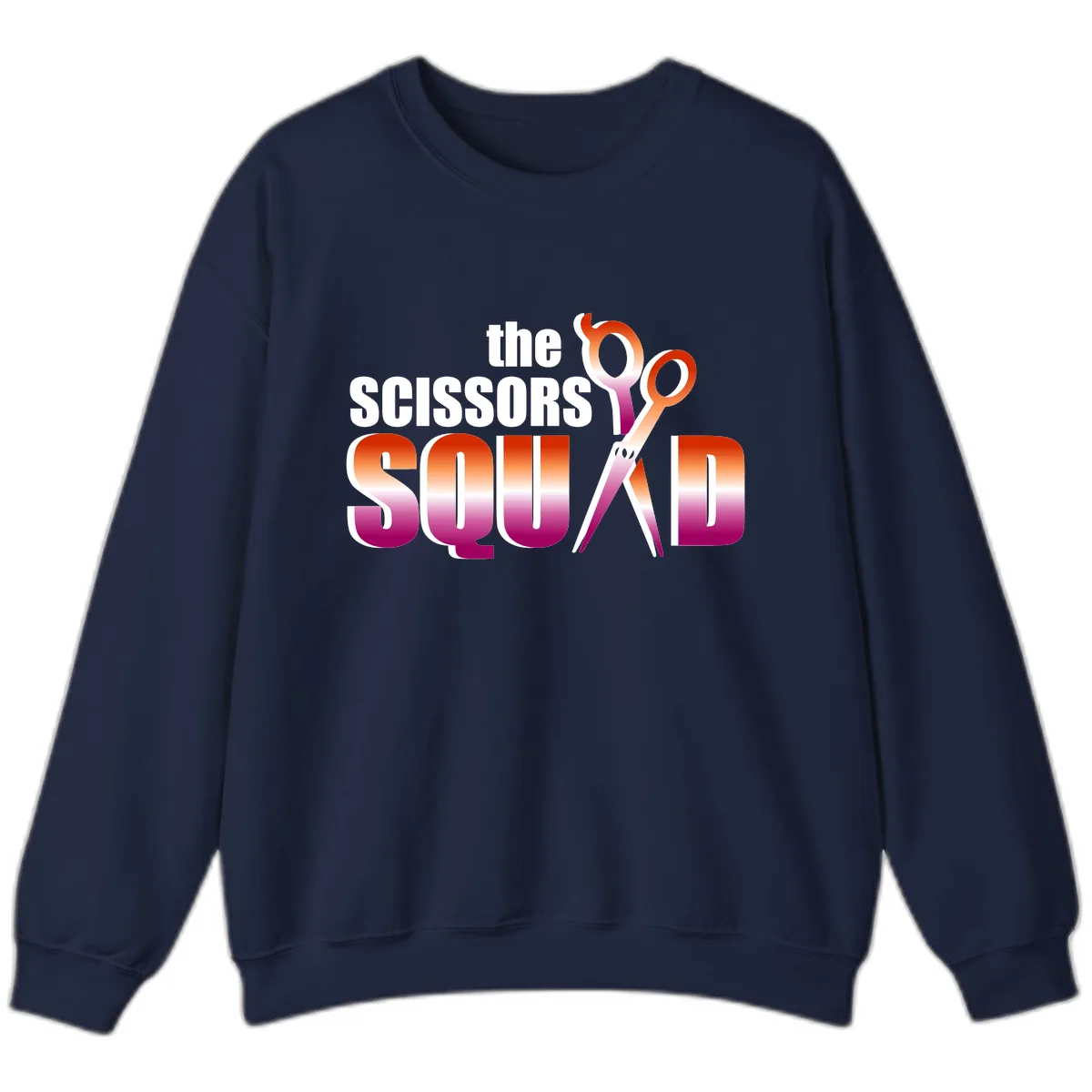 The Scissors Squad Sweatshirt in Navy