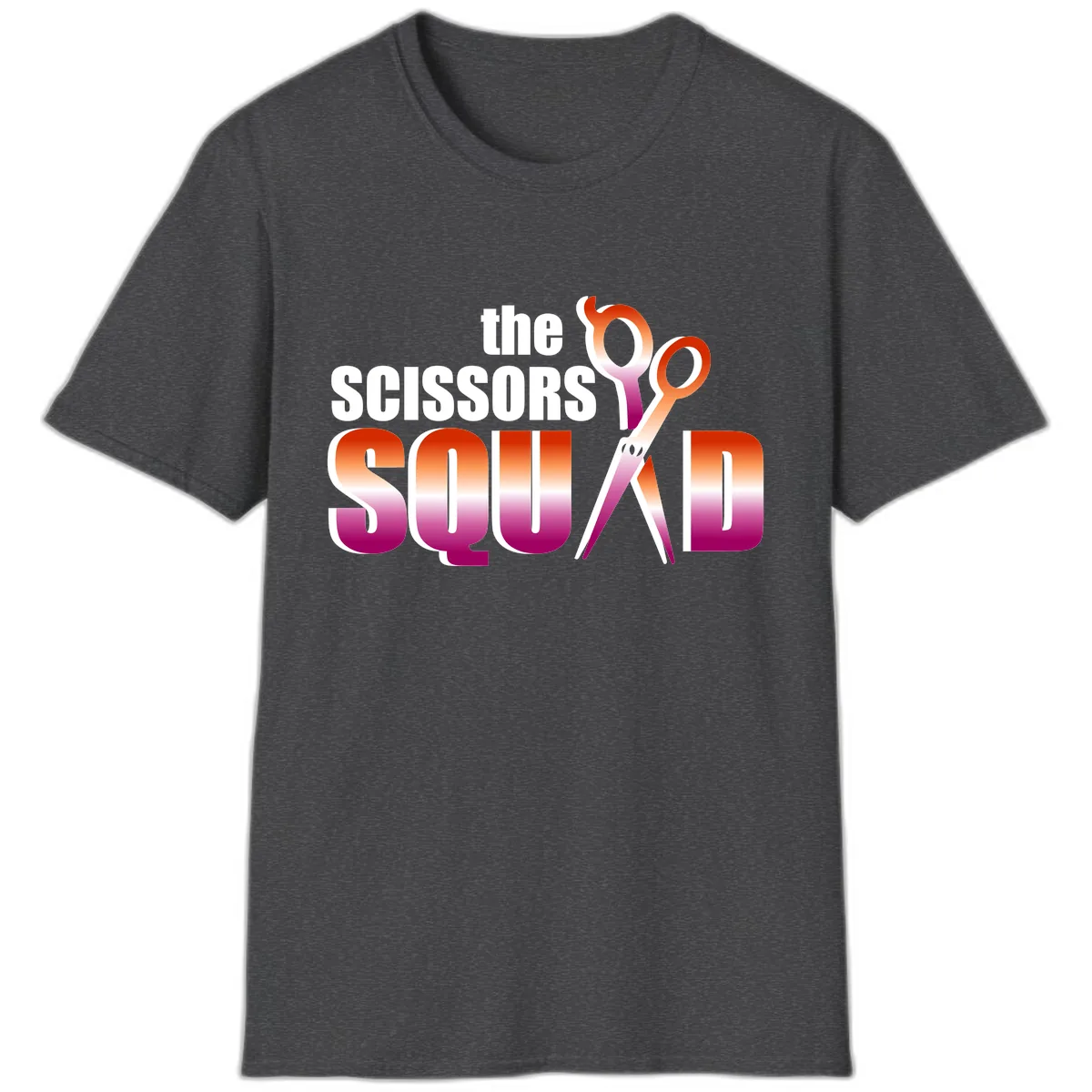 The Scissors Squad T-Shirt in Dark Heather