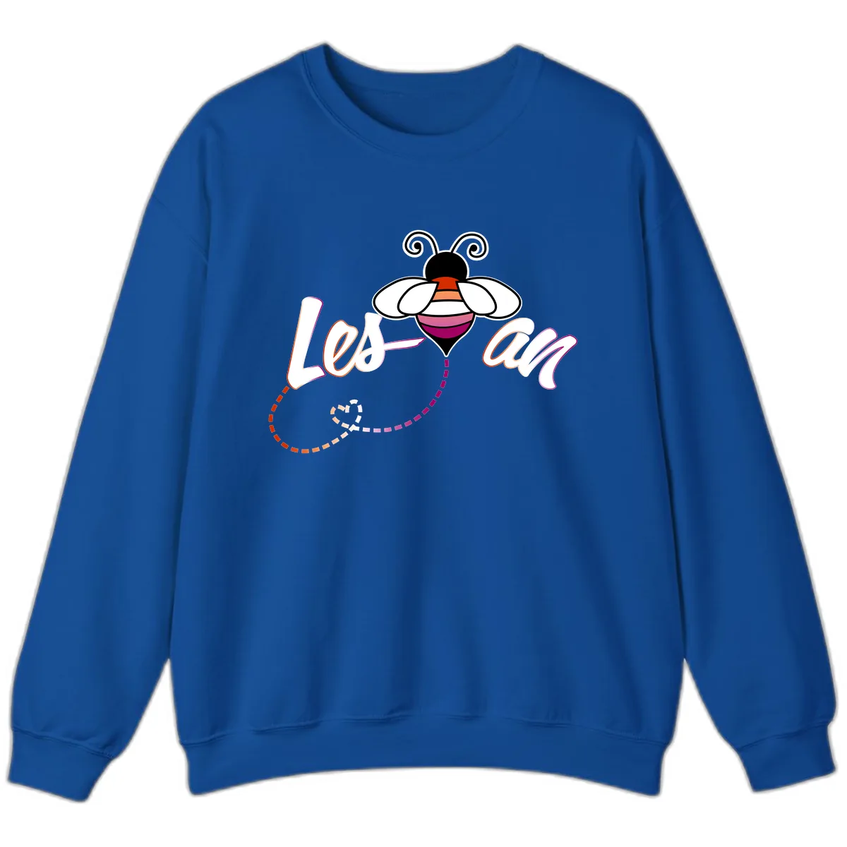 Love Bee Happy Pride Sweatshirt in Royal
