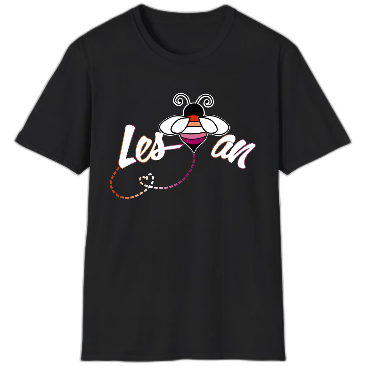 Love Bee Happy Pride T-Shirt in Black