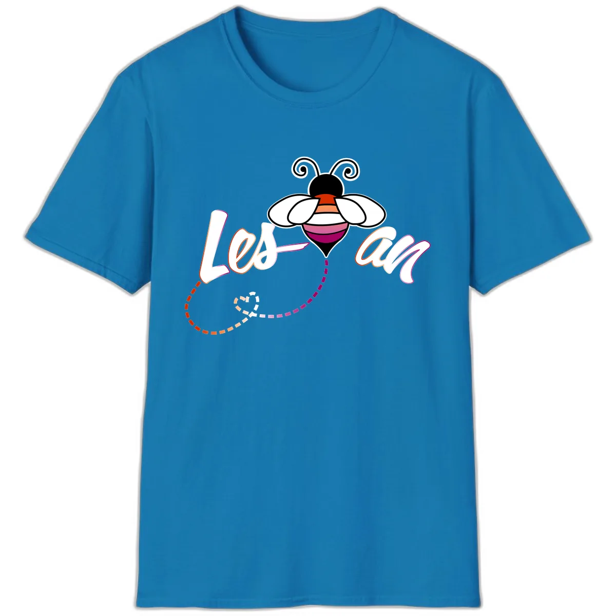 Love Bee Happy Pride T-Shirt in Sapphire
