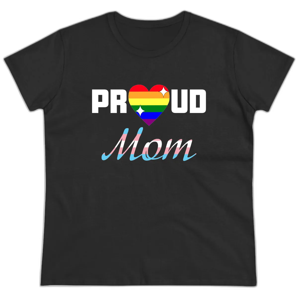 Proud All In Ladies Tee in Black