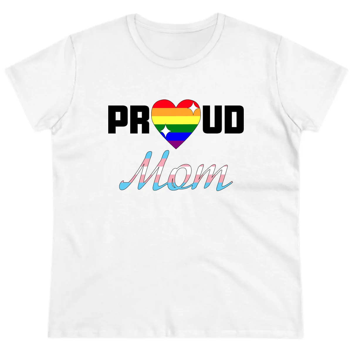 Proud All In Ladies Tee in White