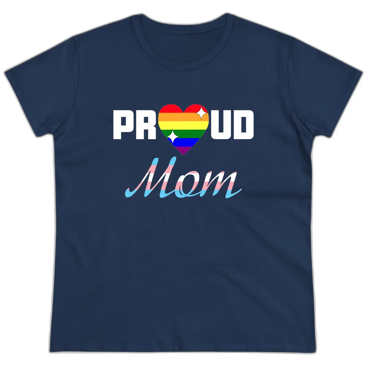 Proud All In Ladies Tee in Navy