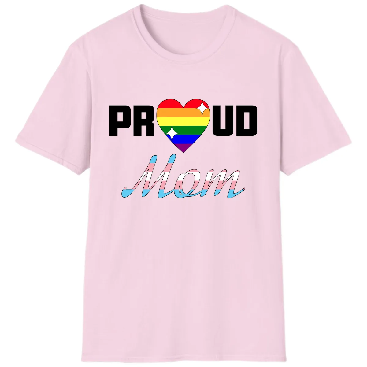 Proud All In T-Shirt in Light Pink