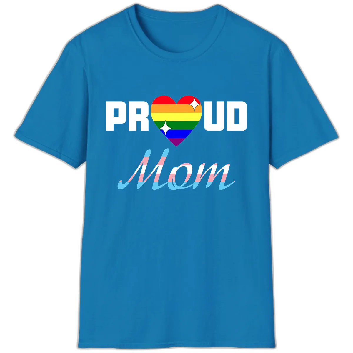 Proud All In T-Shirt in Sapphire