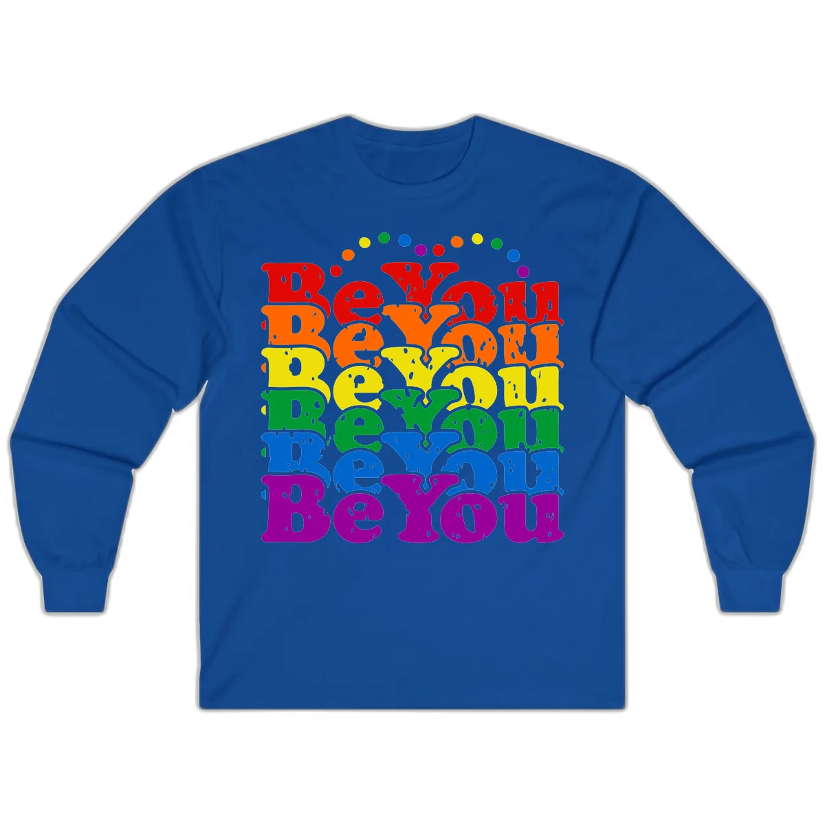 Beyond The Rainbow Pride Celebration Long Sleeve in Royal
