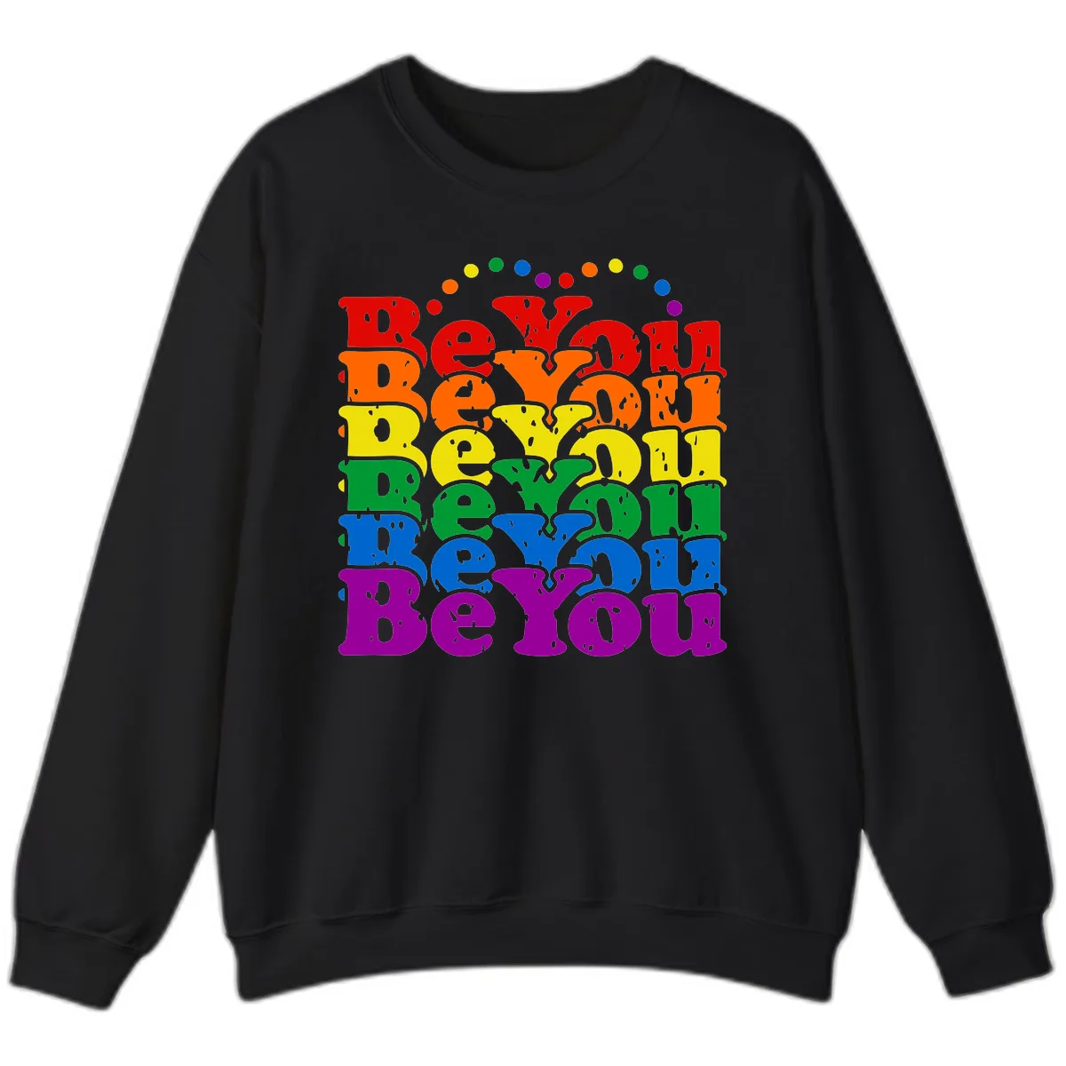 Beyond The Rainbow Pride Celebration Sweatshirt in Black