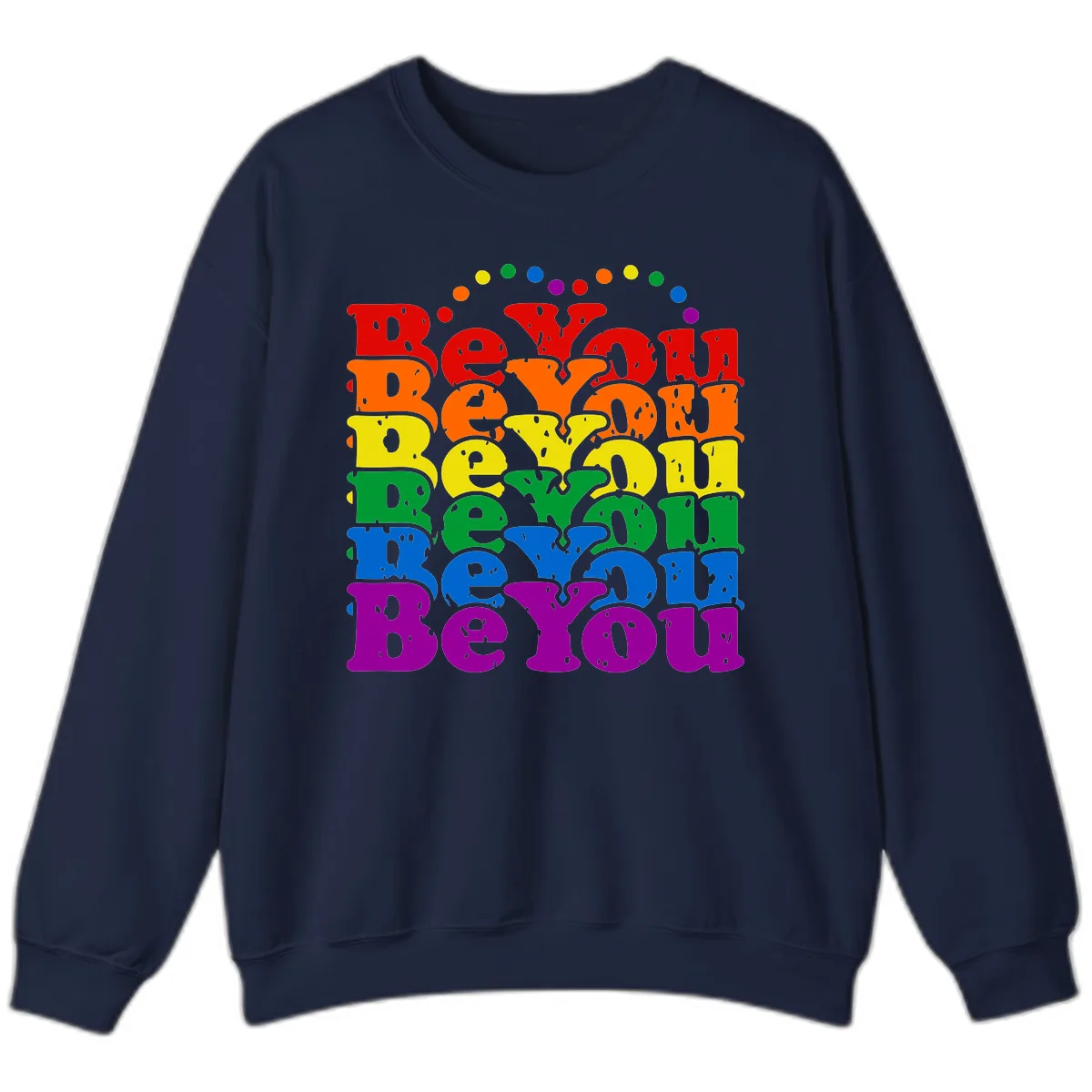 Beyond The Rainbow Pride Celebration Sweatshirt in Navy