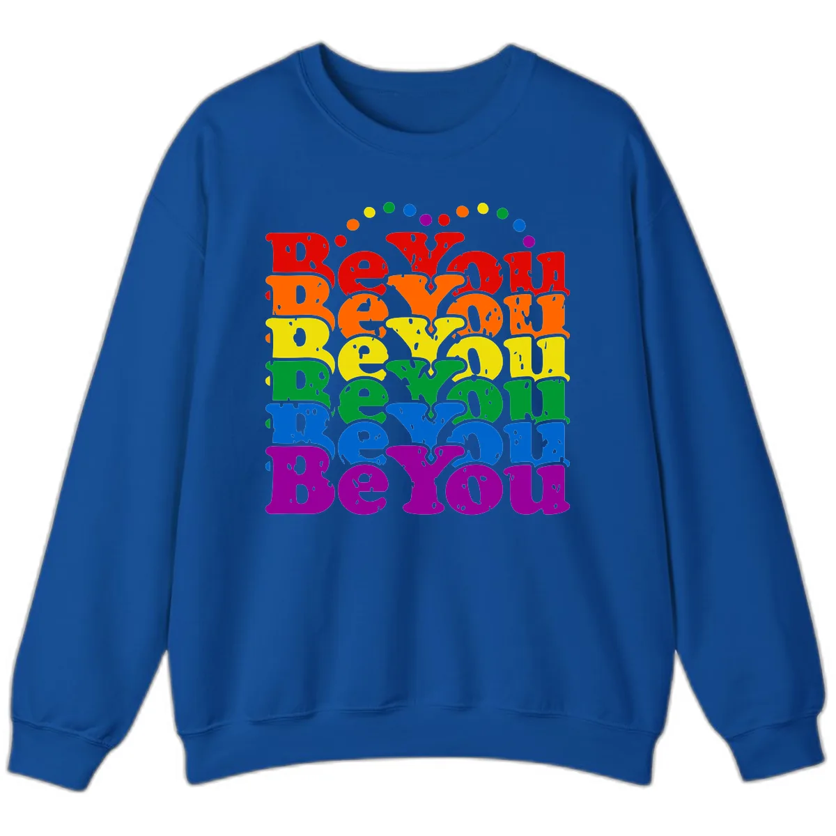 Beyond The Rainbow Pride Celebration Sweatshirt in Royal