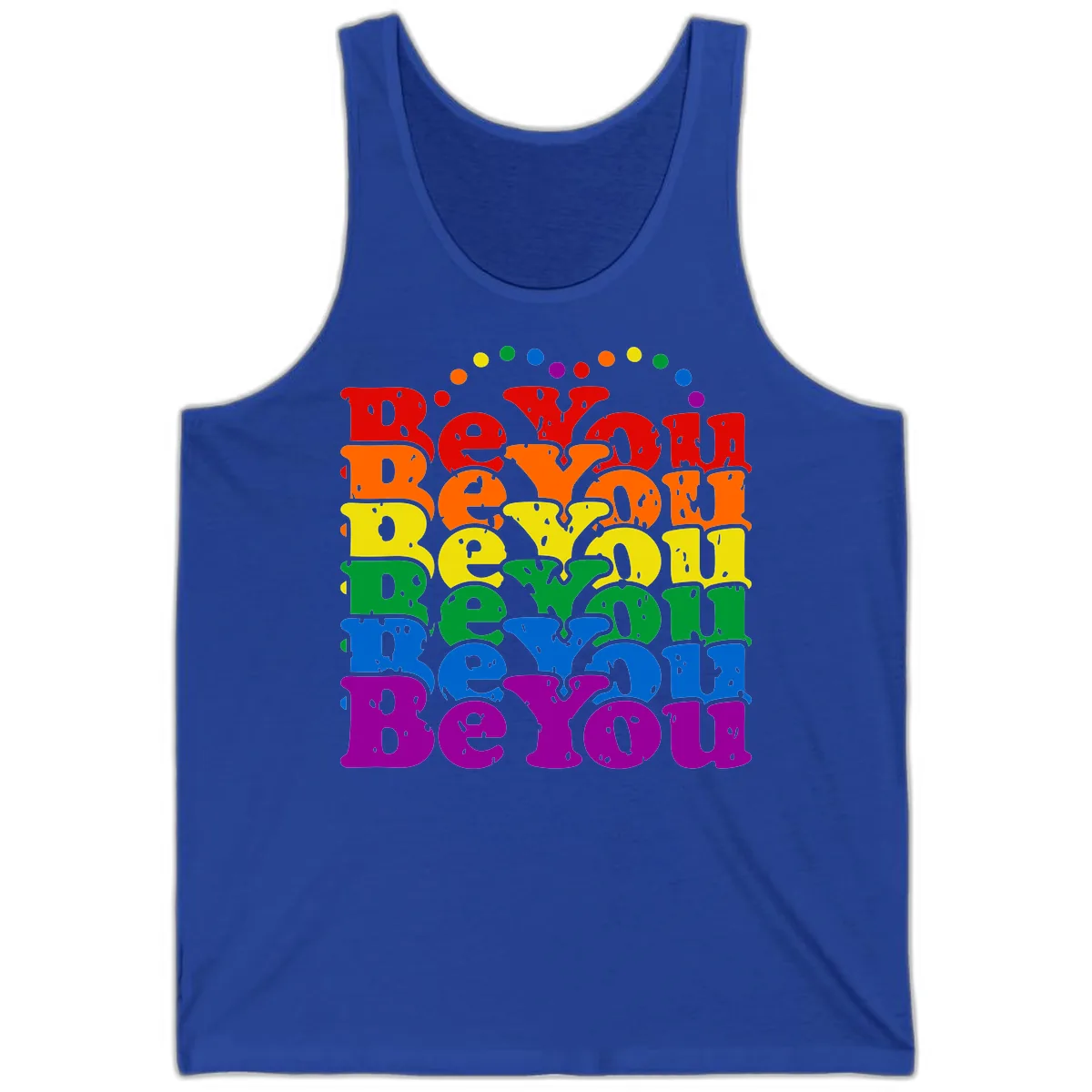 Beyond The Rainbow Pride Celebration Tank in True Royal