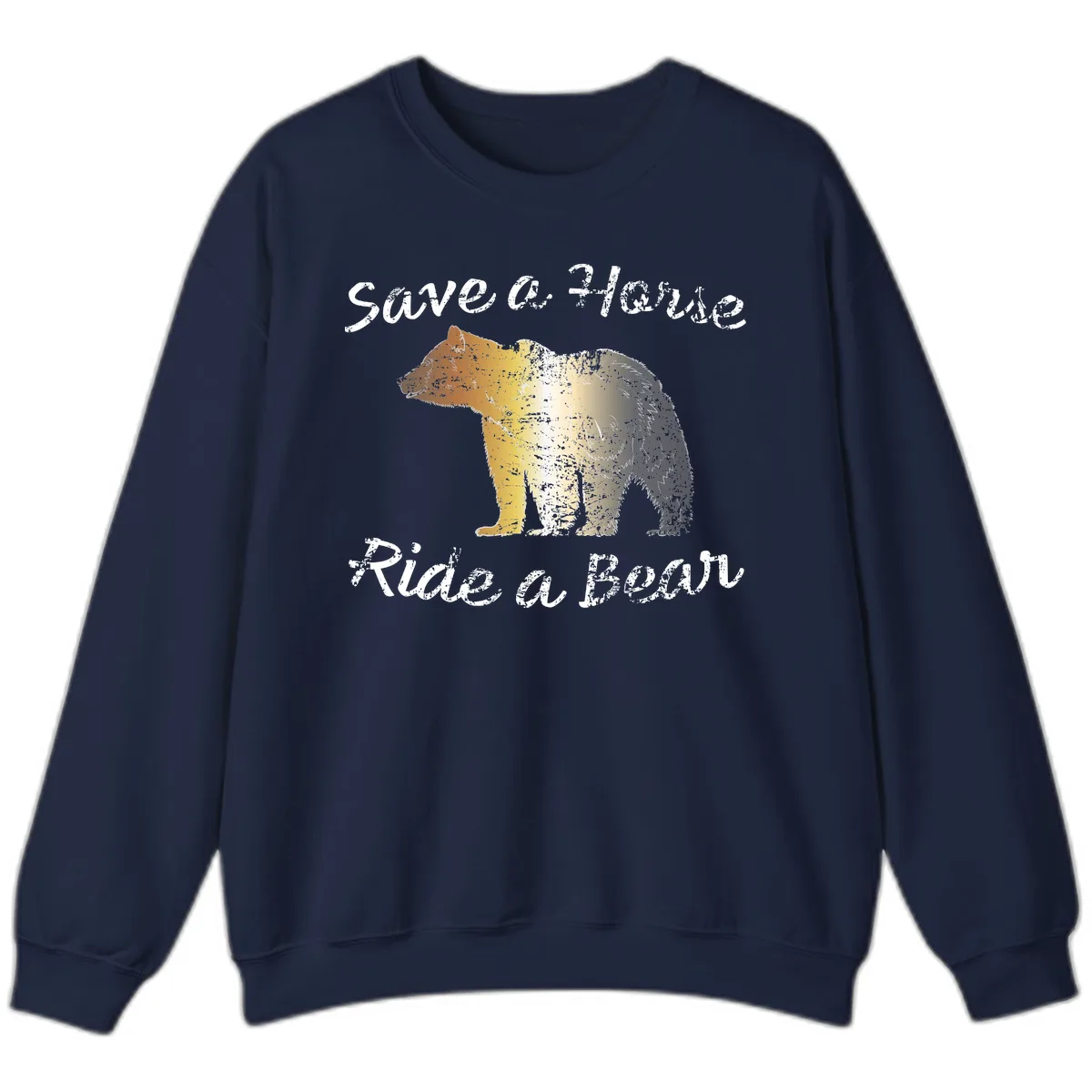 Save a Bear Wildlife Conservation Sweatshirt in Navy