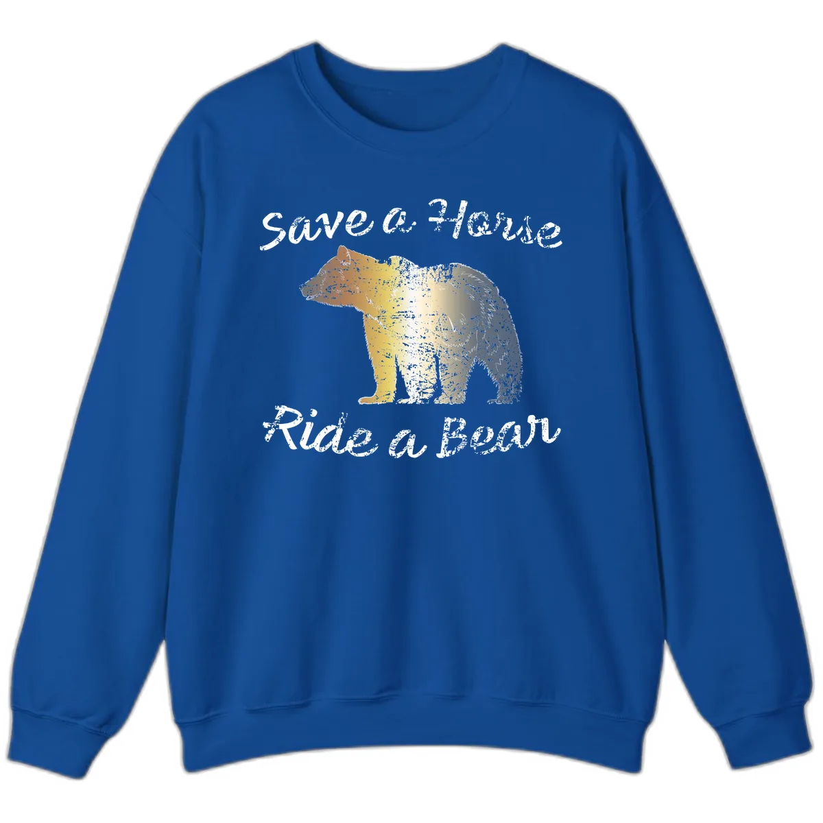 Save a Bear Wildlife Conservation Sweatshirt in Royal