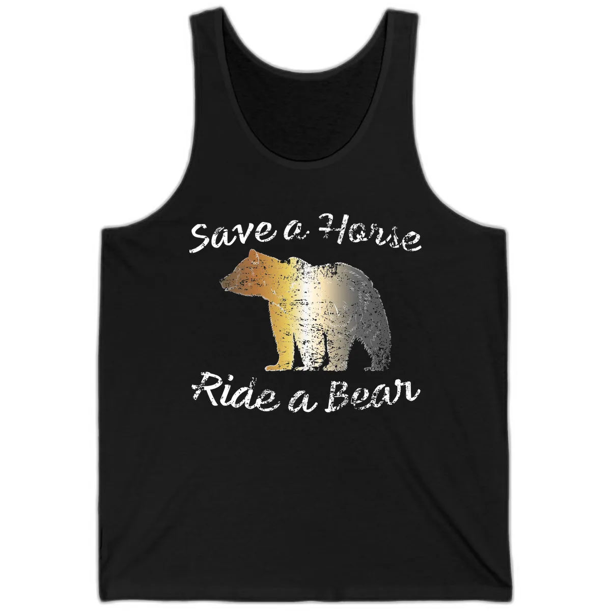 Save a Bear Wildlife Conservation Tank in Black