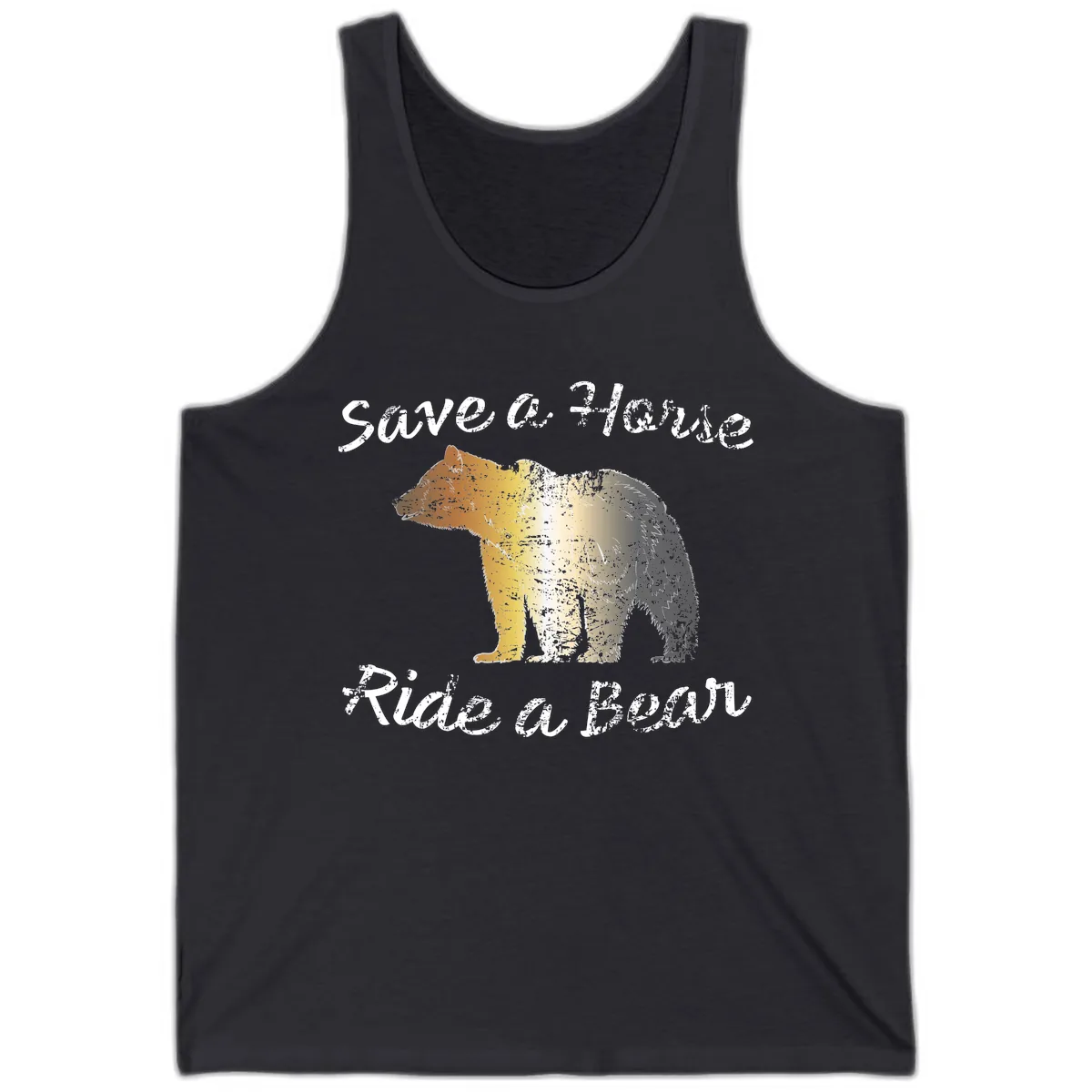 Save a Bear Wildlife Conservation Tank in Dark Grey