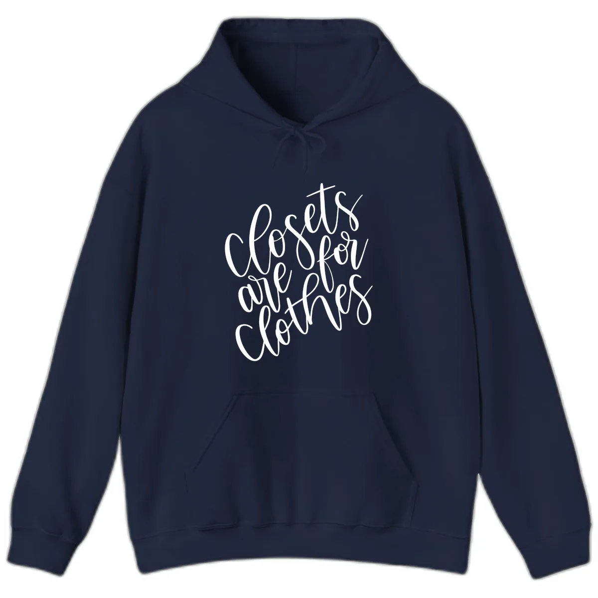 We Are All Connected Pride Design Hoodie in Navy