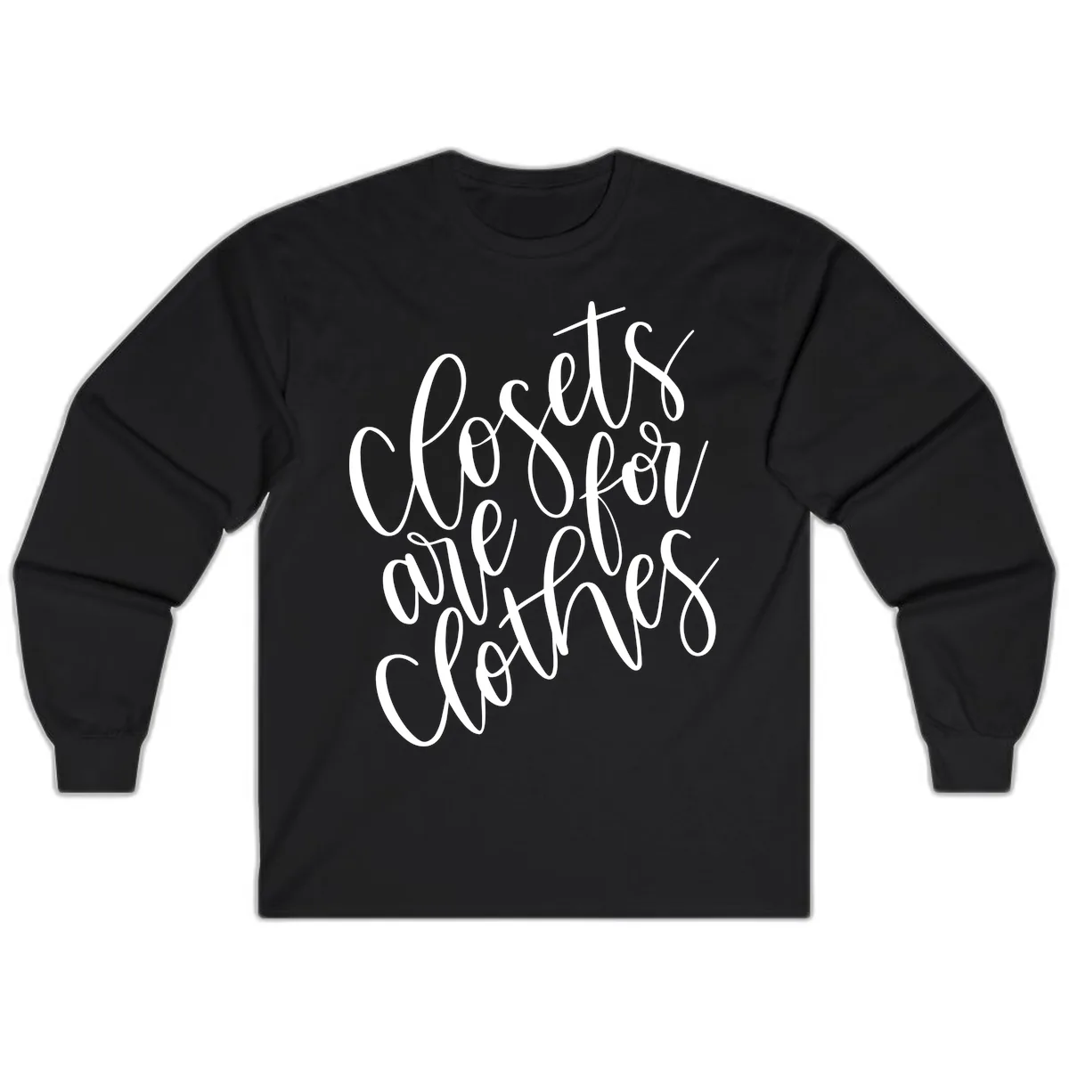 We Are All Connected Pride Design Long Sleeve in Black