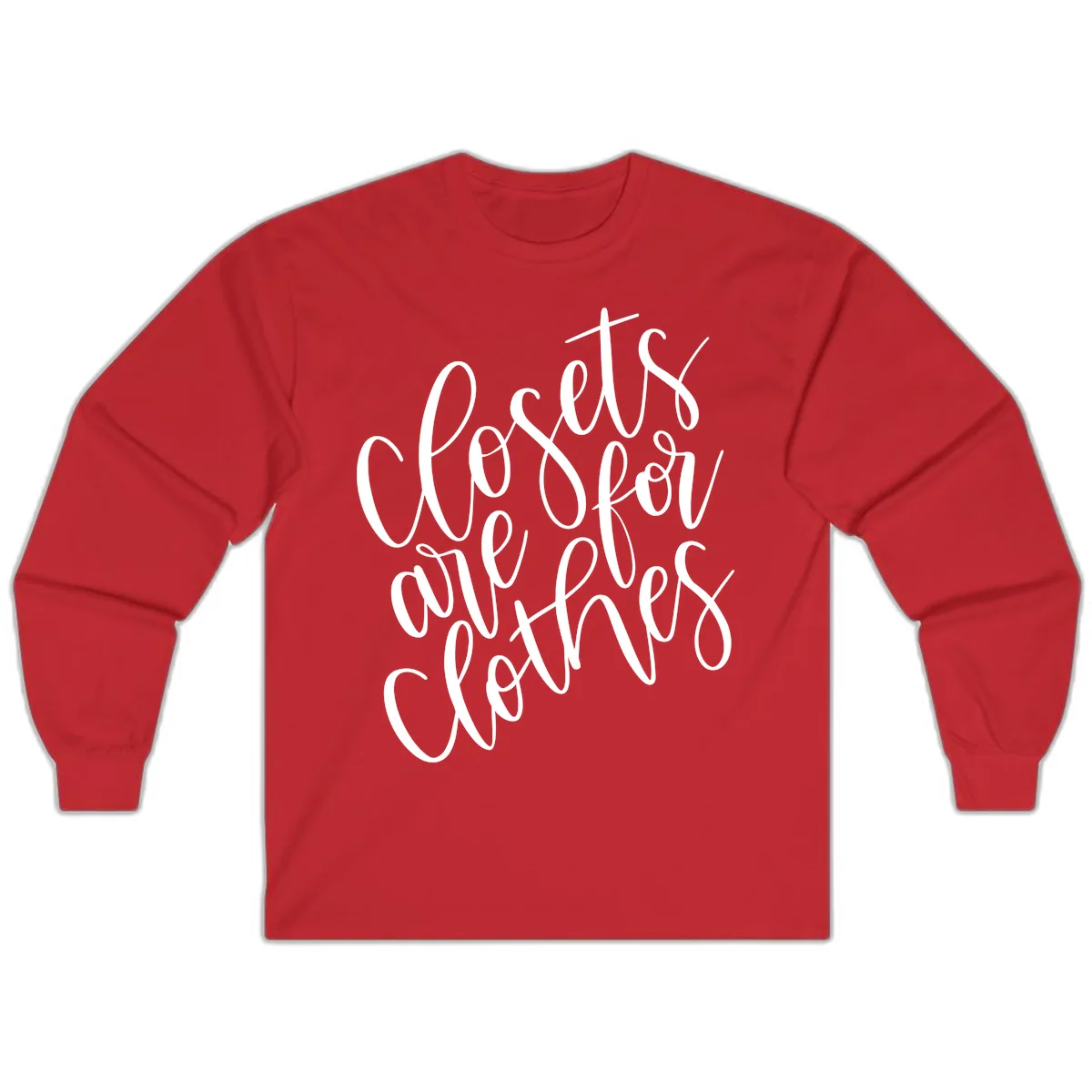 We Are All Connected Pride Design Long Sleeve in Red