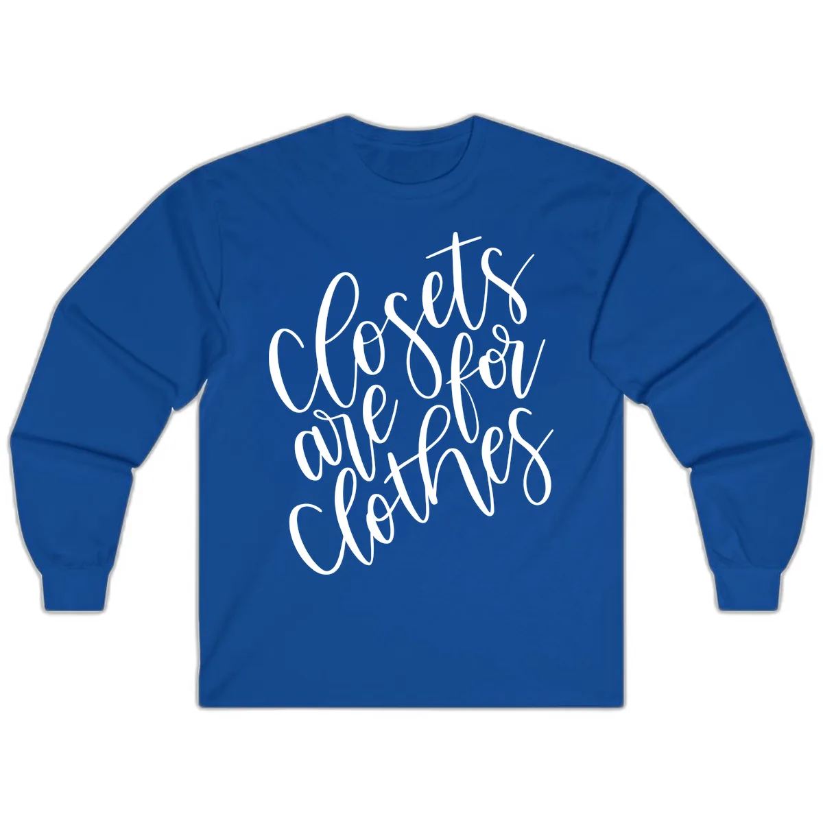 We Are All Connected Pride Design Long Sleeve in Royal
