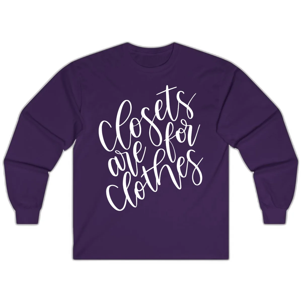We Are All Connected Pride Design Long Sleeve in Purple