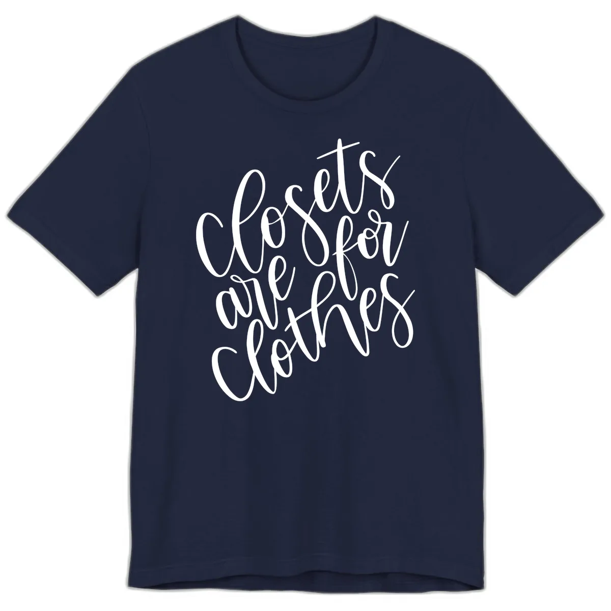 We Are All Connected Pride Design Premium T-Shirt in Navy