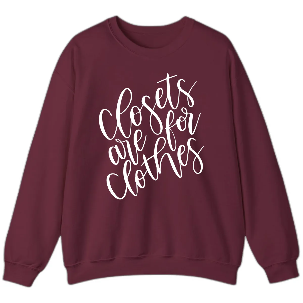 We Are All Connected Pride Design Sweatshirt in Maroon
