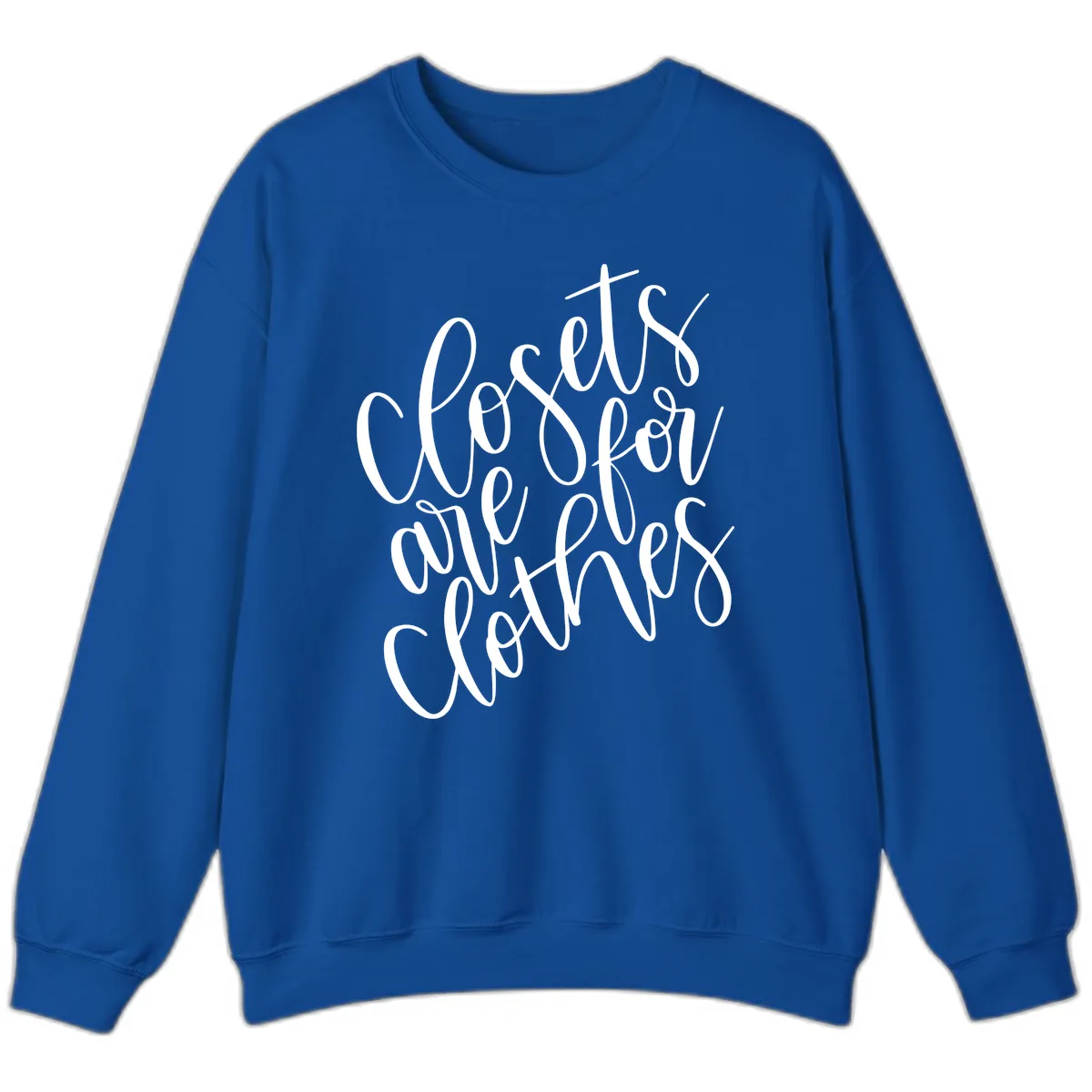 We Are All Connected Pride Design Sweatshirt in Royal