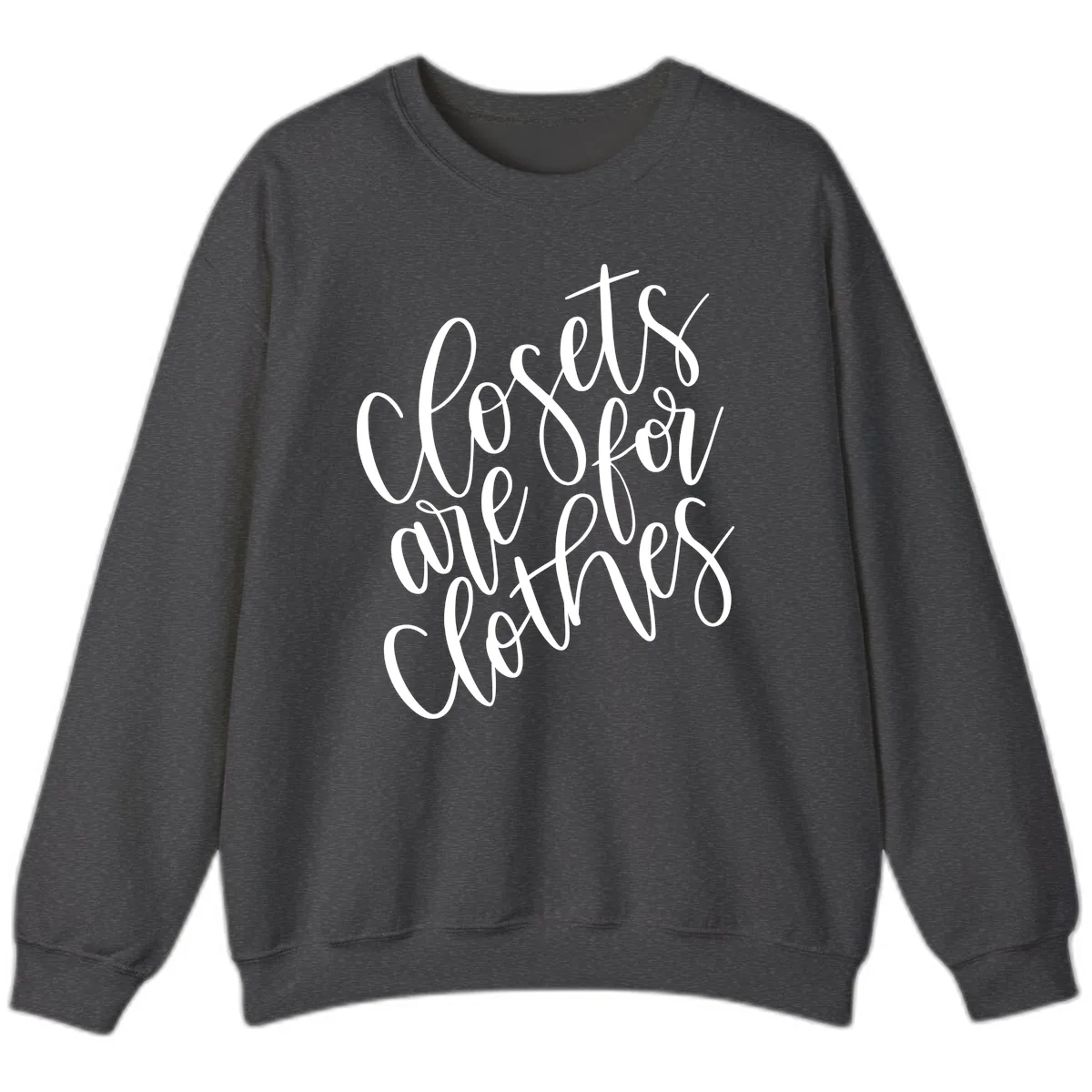 We Are All Connected Pride Design Sweatshirt in Dark Heather