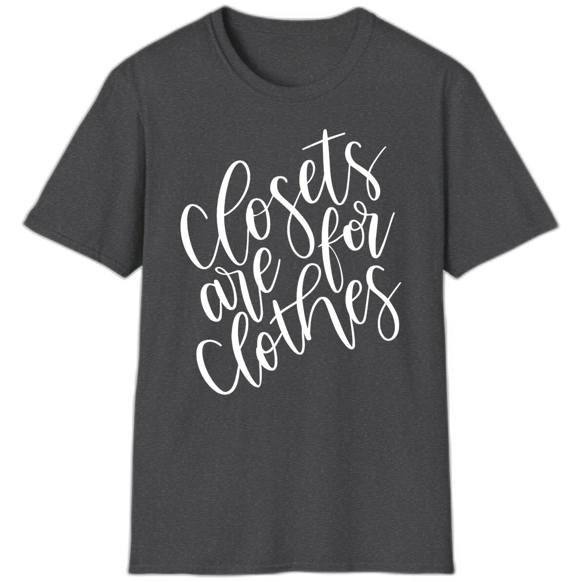We Are All Connected Pride Design T-Shirt in Dark Heather