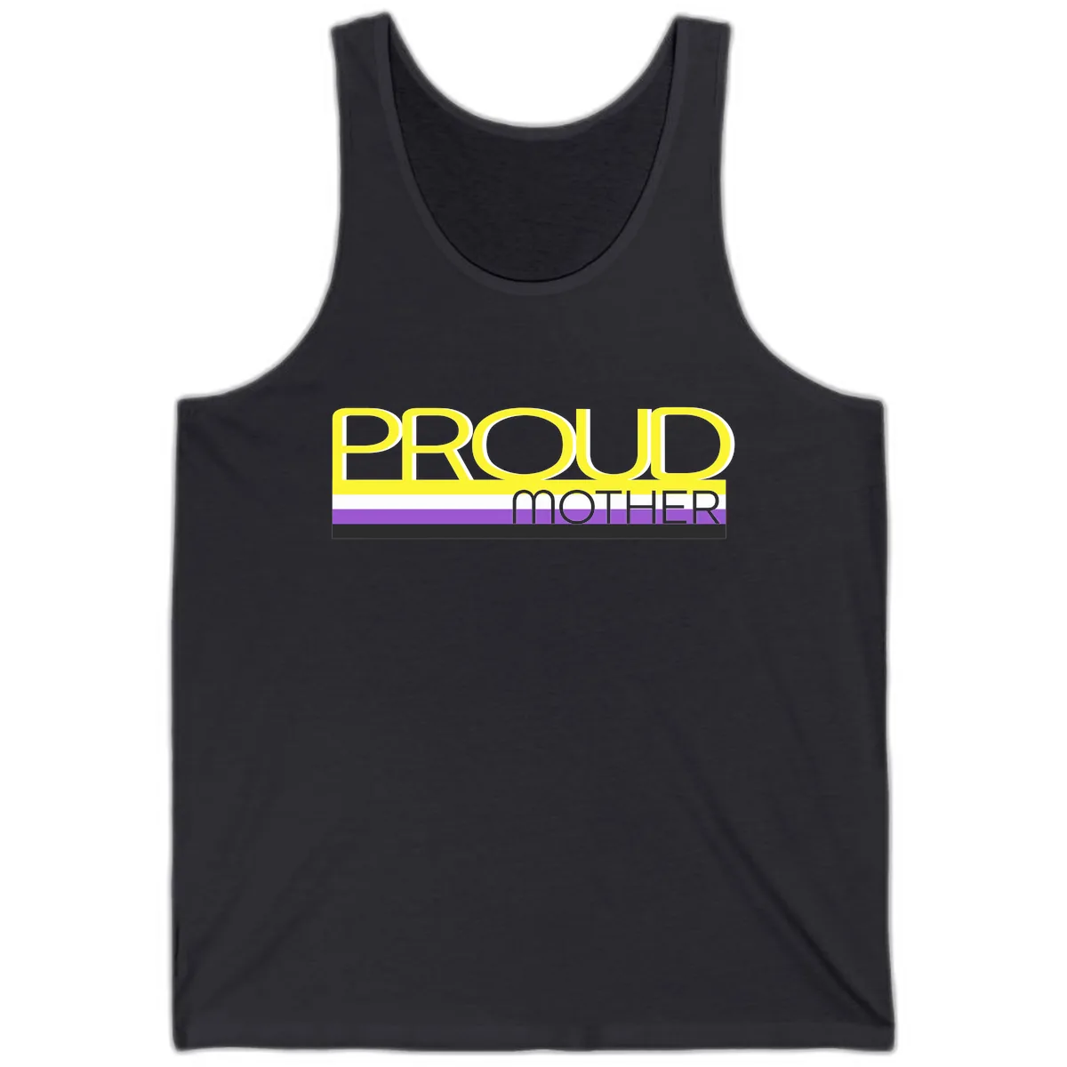 Proud Mother Tank in Dark Grey