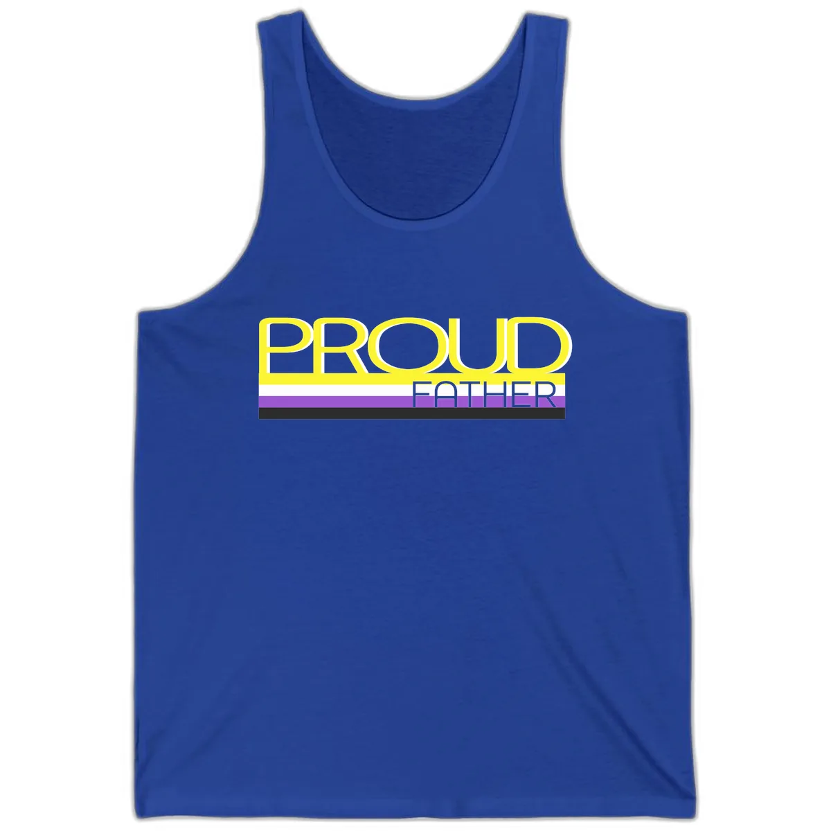 Proud Father Tank in True Royal