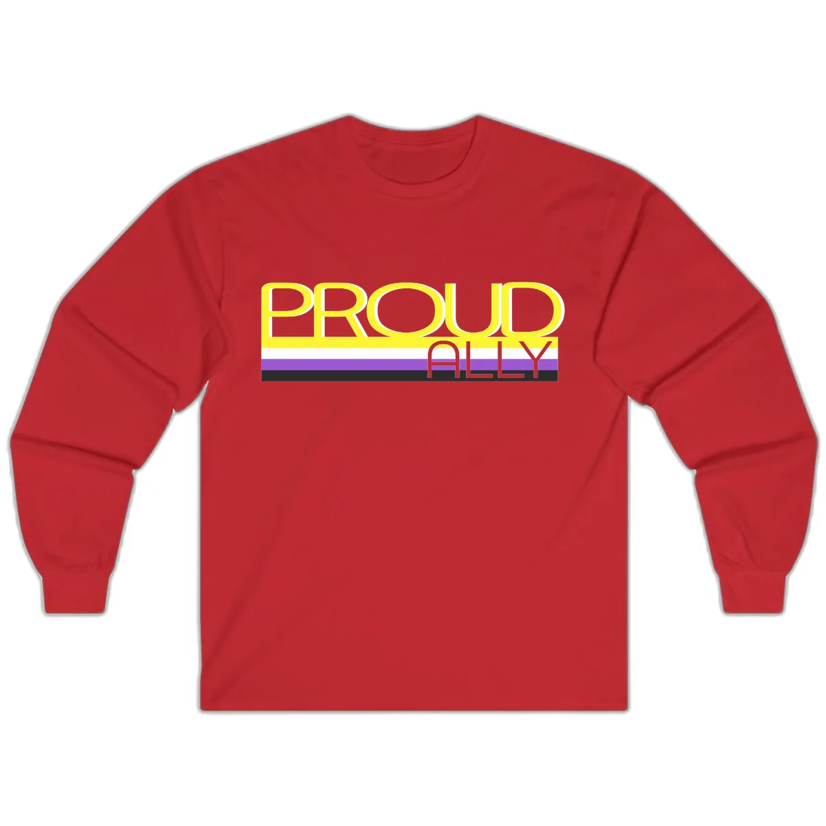 Proud Ally Long Sleeve in Red