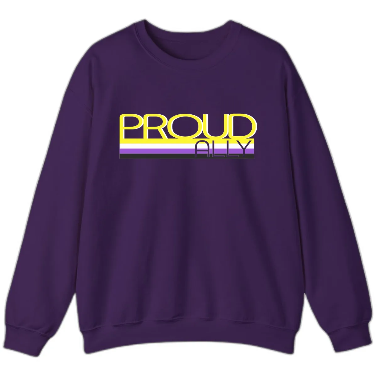Proud Ally Sweatshirt in Purple