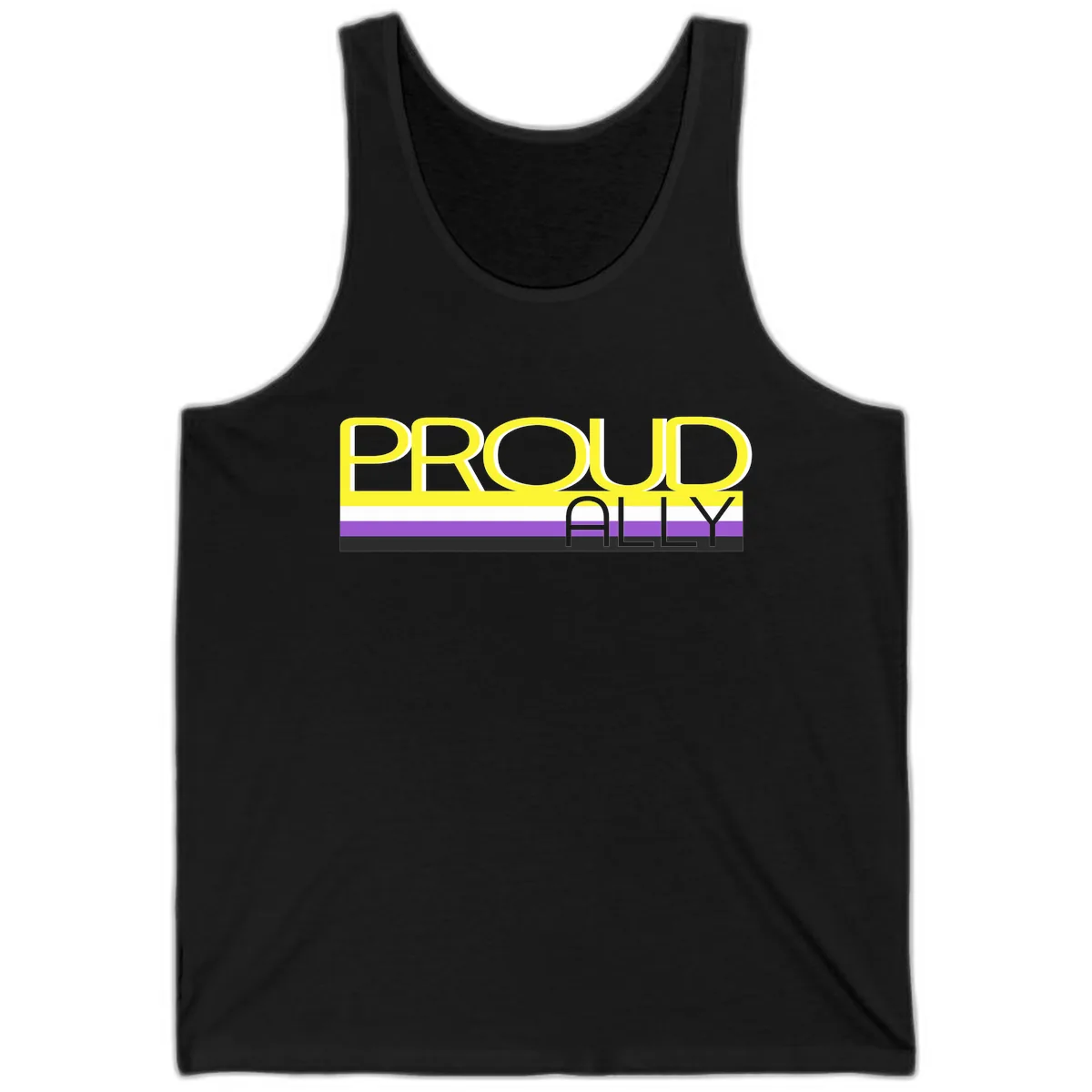 Proud Ally Tank in Black