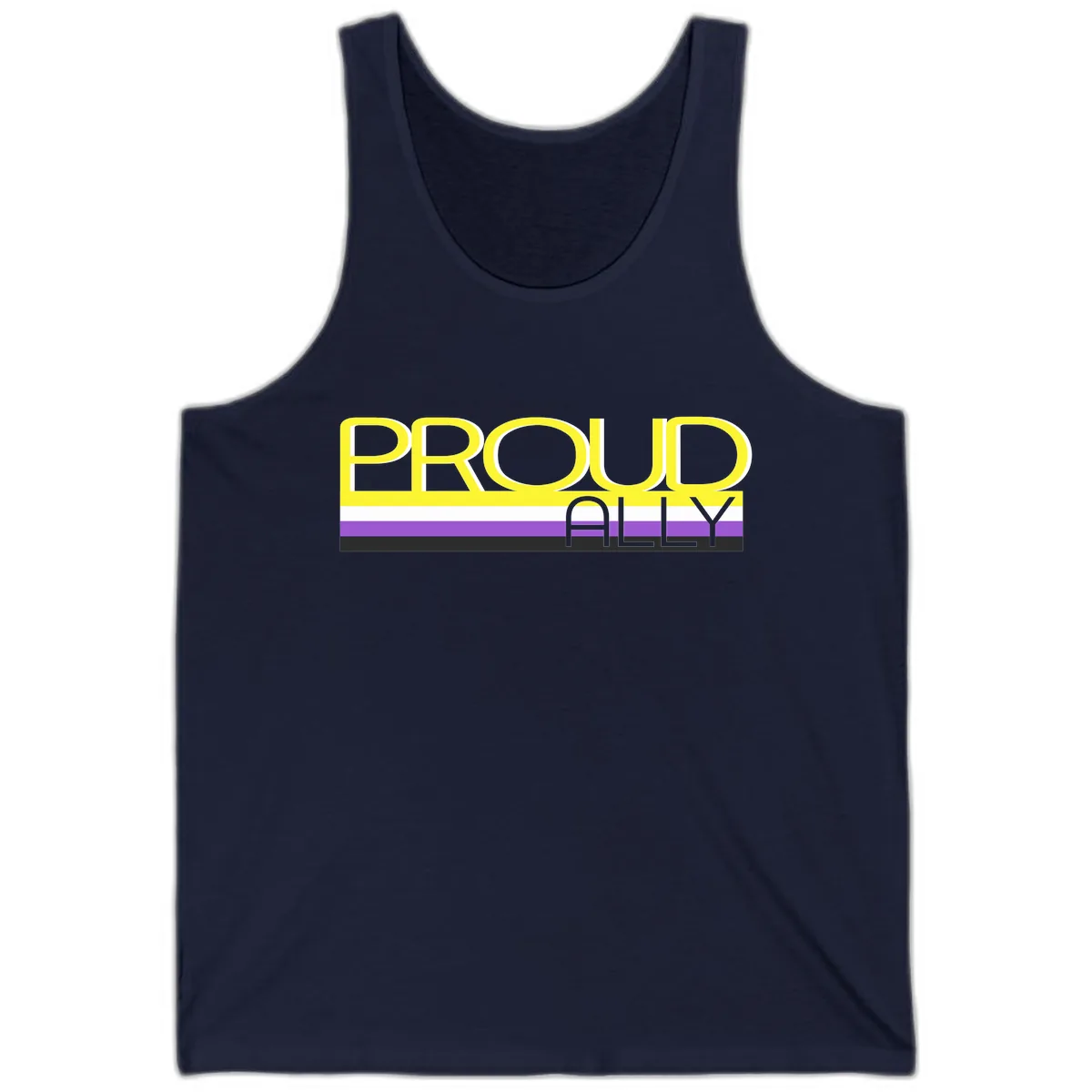 Proud Ally Tank in Navy