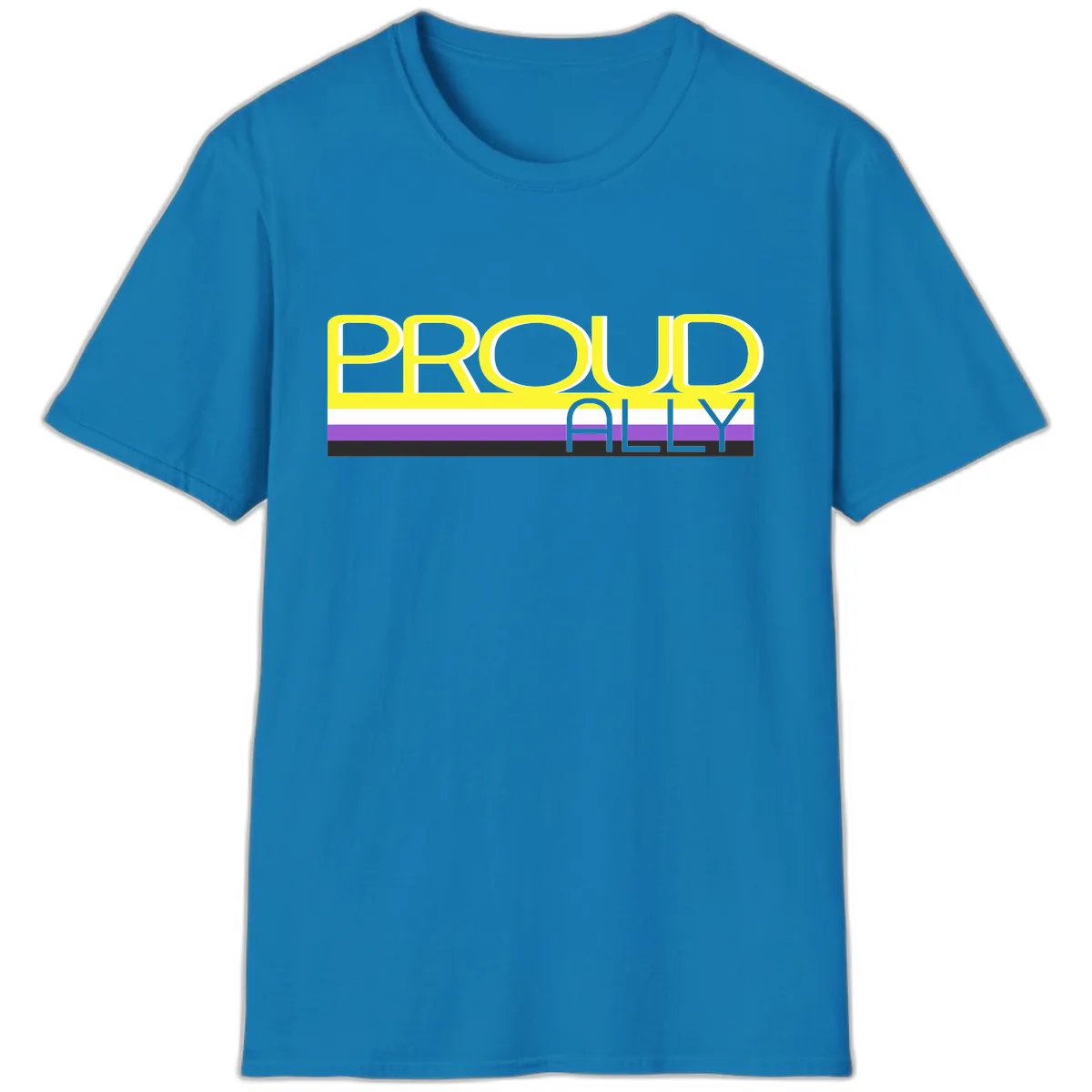 Proud Ally T-Shirt in Sapphire