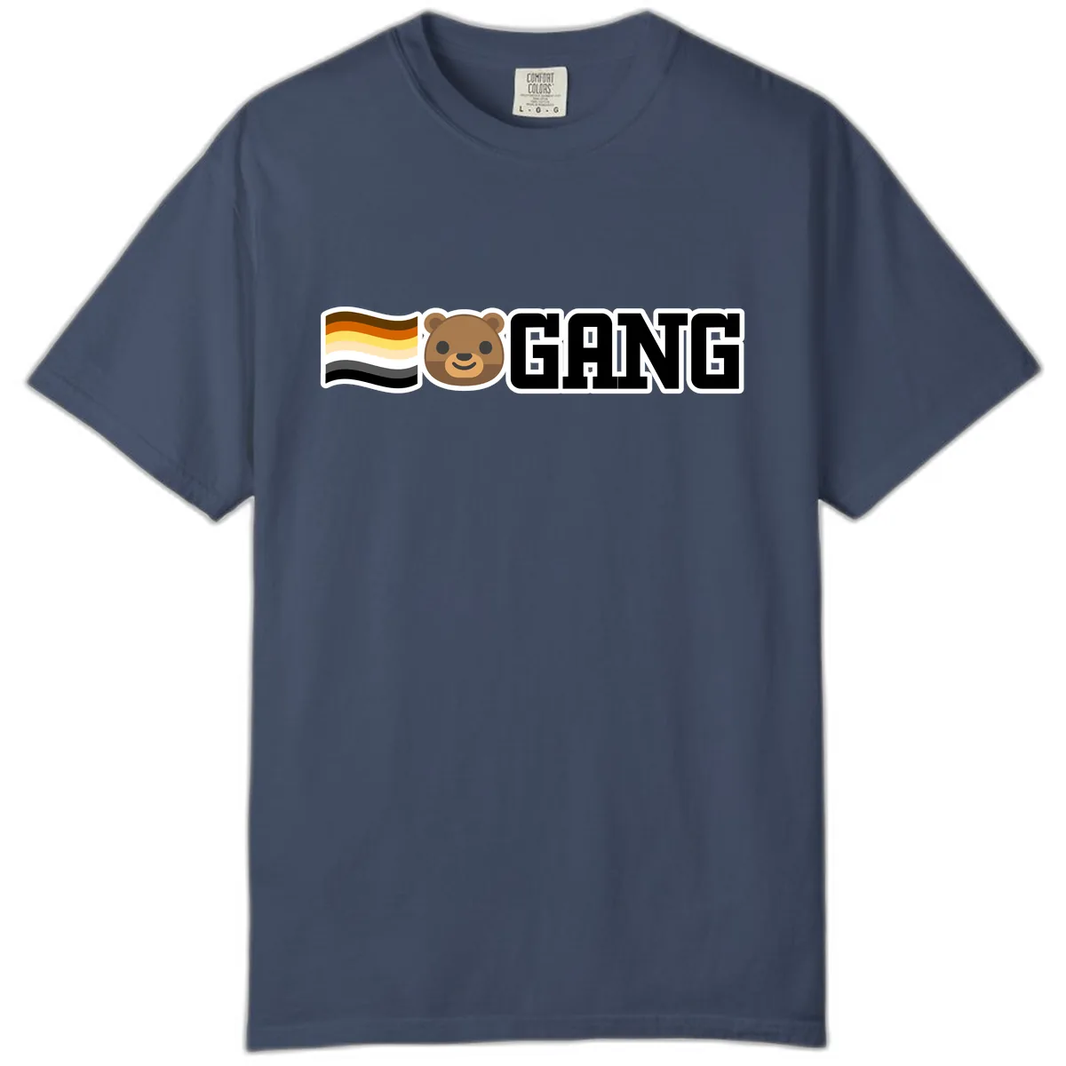 Bear Gang Pride Comfort Color in Midnight