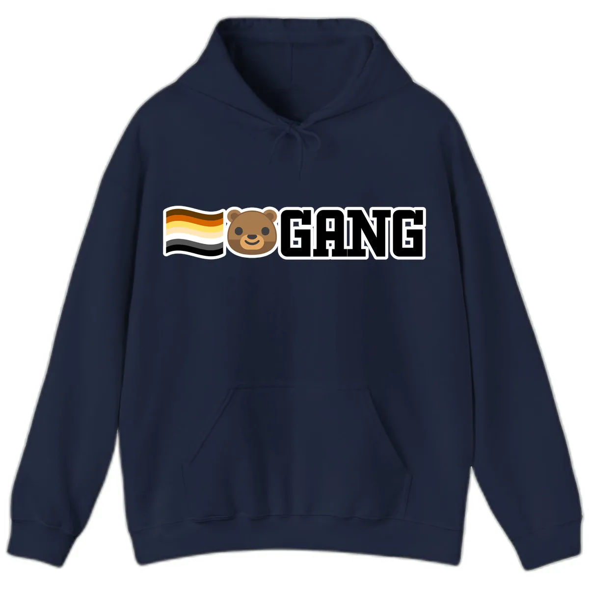Bear Gang Pride Hoodie in Navy
