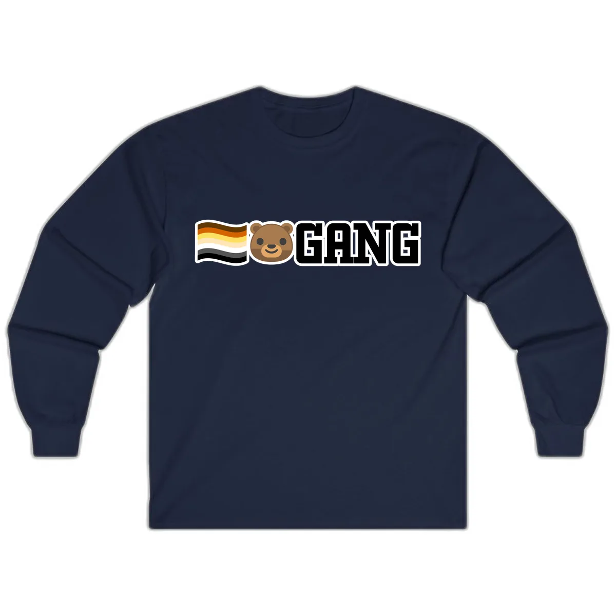 Bear Gang Pride Long Sleeve in Navy