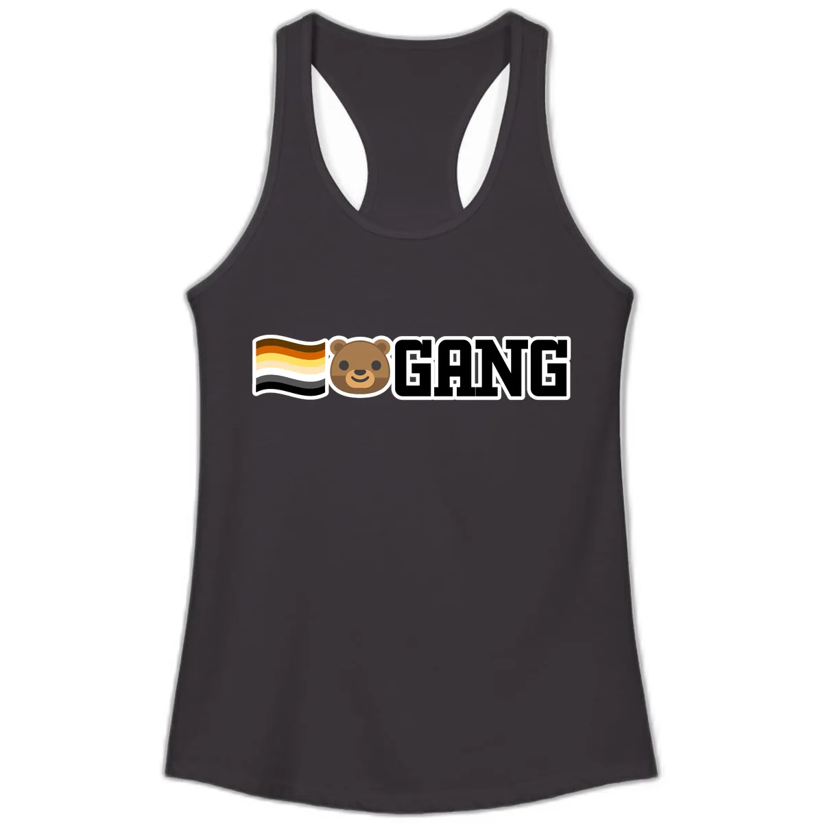 Bear Gang Pride Ladies Tank in Black