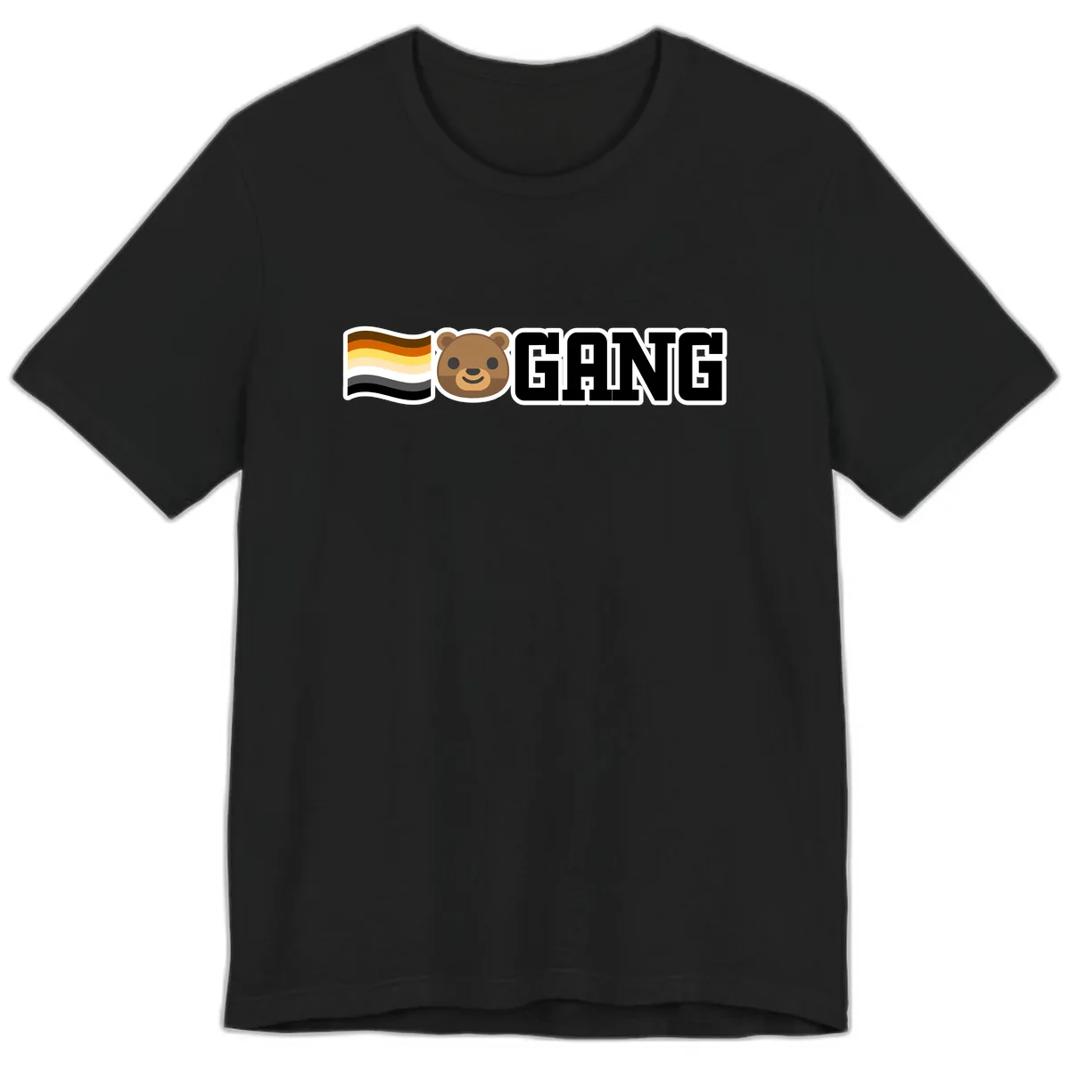Bear Gang Pride Premium T-Shirt in Black